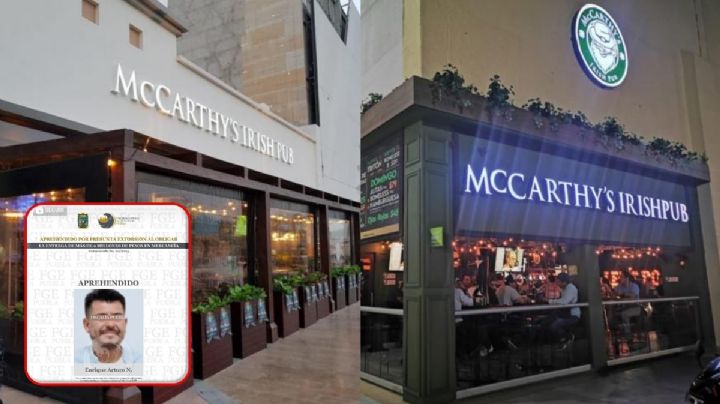 Enrique Arturo empresario y fundador de McCarthy´s Irish Pub es detenido