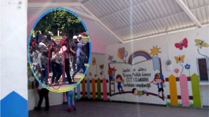 Tensión en Ixmiquilpan: padres retienen, pasean y desnudan a ex tesorera de kínder