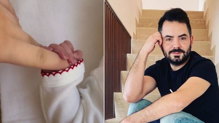 Se filtra la primera foto de José Eduardo Derbez cargando a su hija Tessa