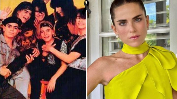 Karla Souza reacciona ante la repentina muerte de su hermano Adrián Olivares, de Menudo