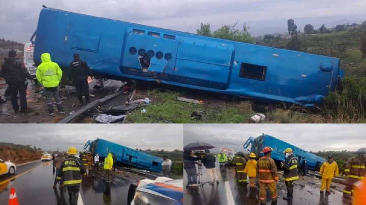 ¿Qué pasó en la autopista Puebla-Atlixco? Choque deja 35 heridos