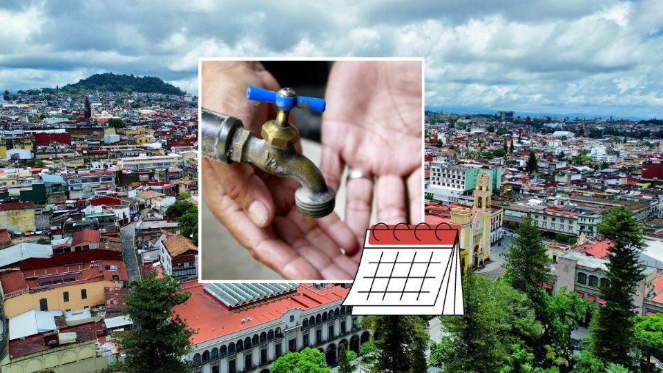 Calendario de tandeos en Xalapa: Colonias tendrán agua solo 8 días en agosto