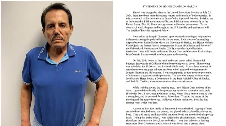 “El Mayo” revela que iba a reunión con gobernador y Cuén; pide a México y EU que sean transparentes y digan la verdad