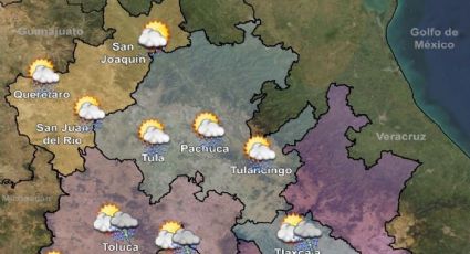 Estas son las probabilidades de lluvia por municipios en Hidalgo este domingo