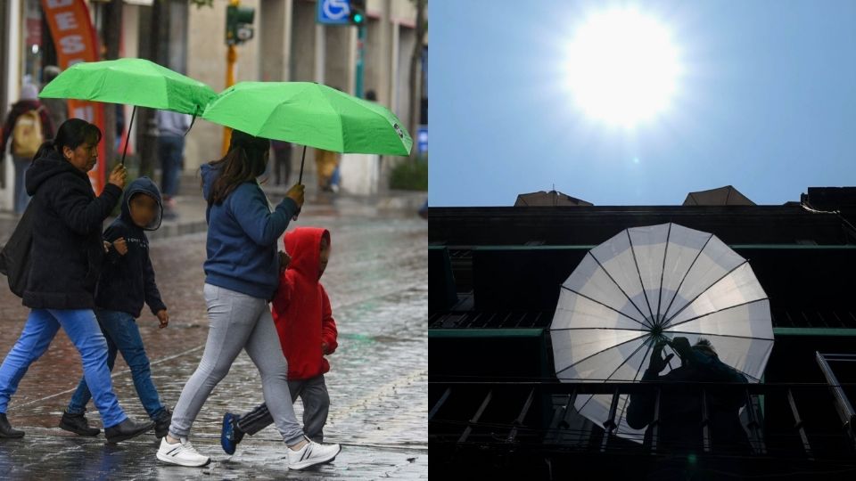 Mientras en algunos estados se 'inundaran' por la lluvia, en otros se 'cocinaran' por mucho calor