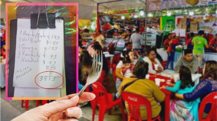 Feria de Tulancingo: compran un "burrito", una "gringa"  y 2 aguas y pagan casi 1000 pesos