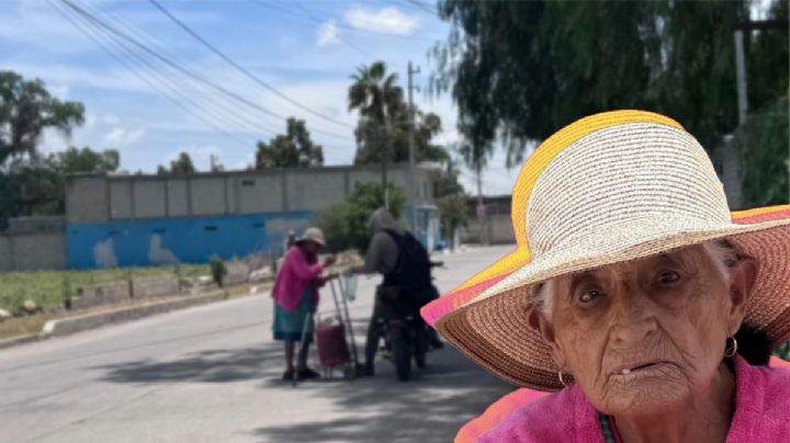Se solidarizan con abuelita que vende paletas para subsistir, le compran toda la mercancía