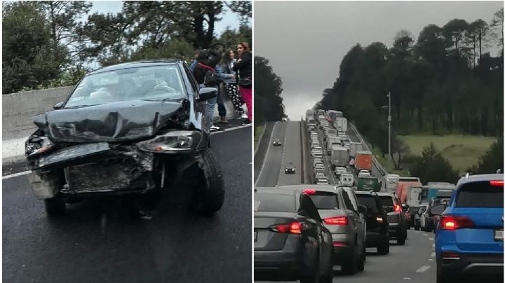 México - Cuernavaca ¿Por qué se formó fila de 6 kilómetros de vehículos?