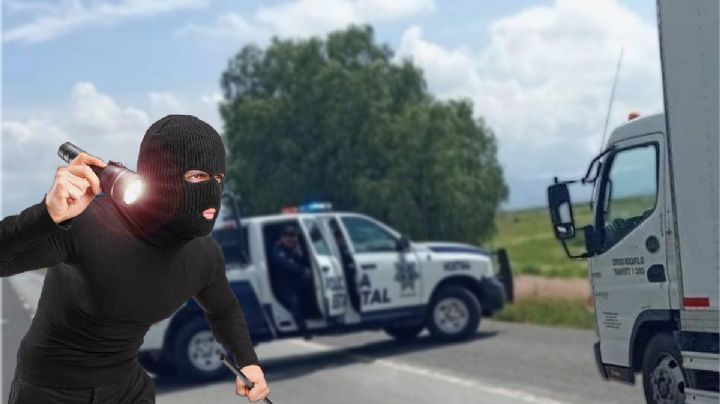 Robo fallido en la México-Pachuca: camión ya no arranca, ladrones huyen