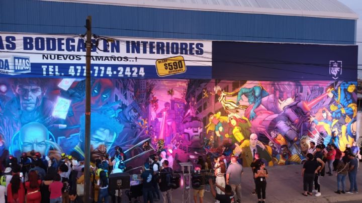 ¡Llega el poder mutante a León! Develan asombroso mural de X-Men, ¿dónde está?