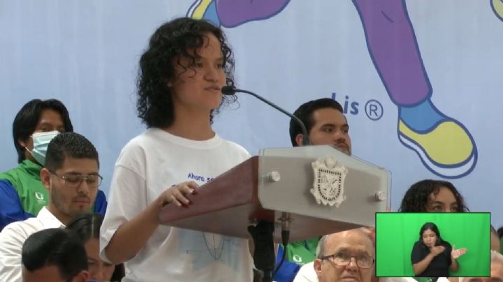 Ella tuvo el puntaje más alto del examen de admisión a la Universidad Veracruzana