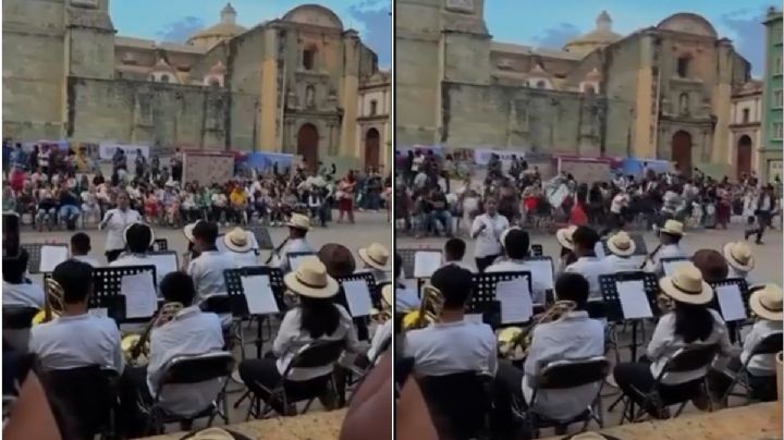 ¿Balacera en Oaxaca?: Pánico en concierto en el Zócalo