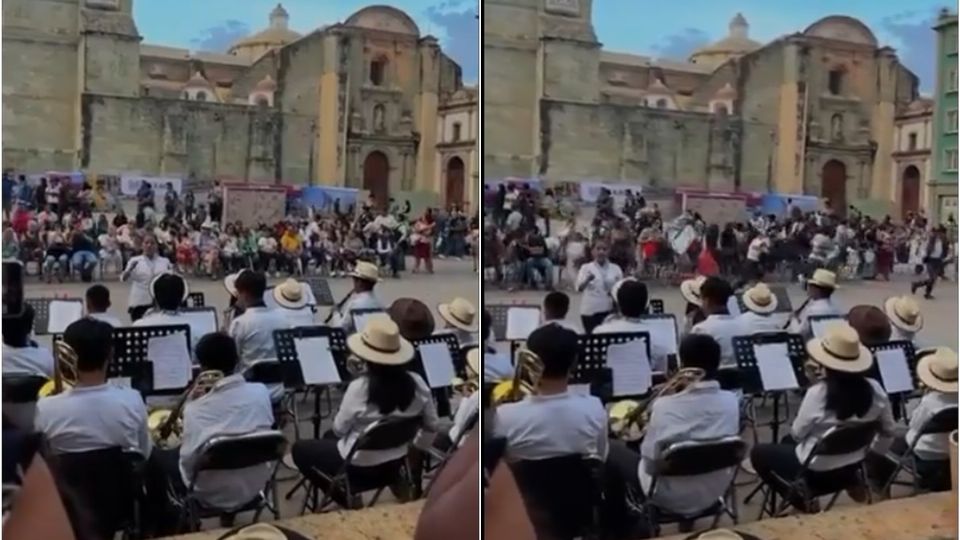 ¿Balacera en Oaxaca?: Hubo pánico en concierto en el Zócalo