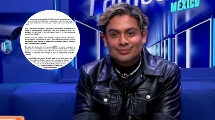 Colectivo LGBTQ+ pide que Ricardo Peralta sea expulsado de La casa de los famosos México