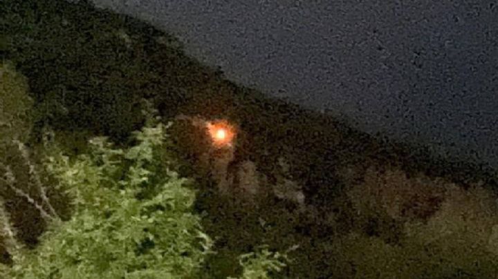 Aparecen “bolas de fuego” en el cerro de los Ates en Apaseo El Alto