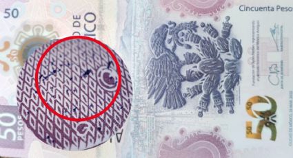 Así es el billete del ajolote que por estas manchas vale 200,000 pesos, te puede sacar del apuro