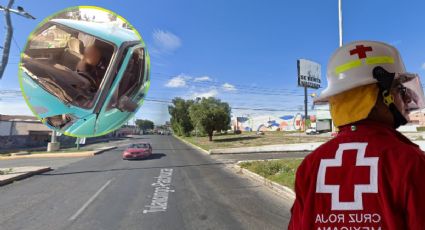 Taxi y auto particular chocan cerca de la UAEH en Pachuca; hay 3 heridos | VIDEO