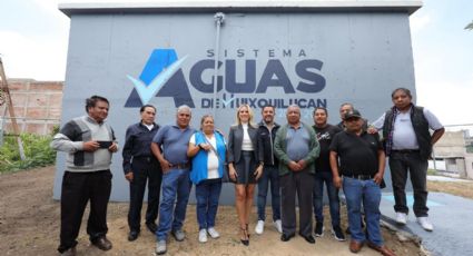 Huixquilucan rehabilita tanque para mejorar suministro de agua