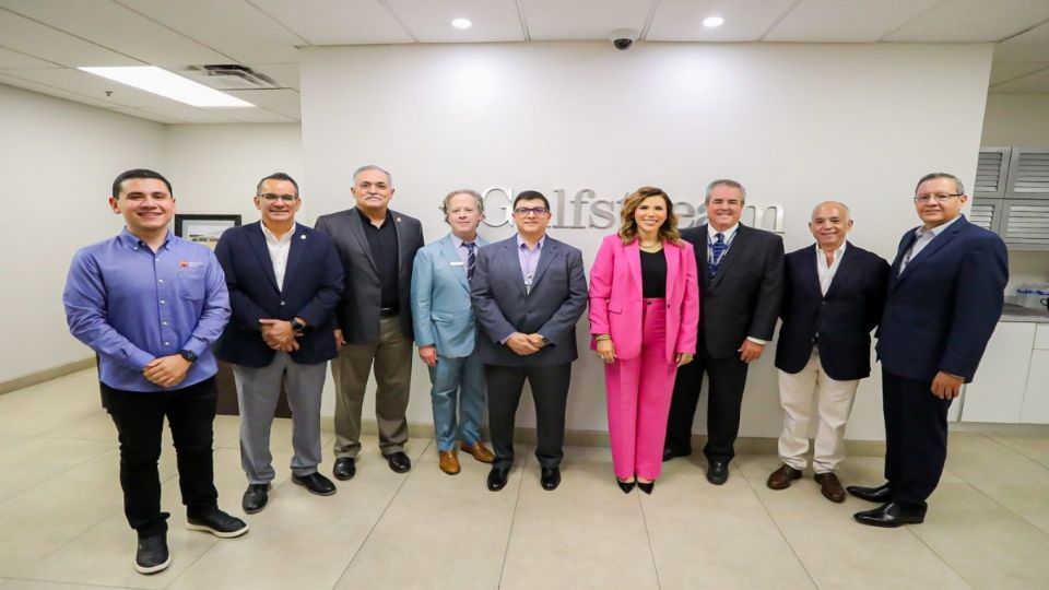 La gobernadora Marina del Pilar sostuvo una reunión con las y los representantes de la empresa Gulfstream