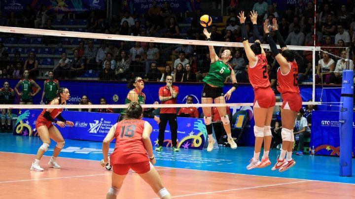 México vence a Perú en reñido partido que se fue hasta los 5 sets en la Copa Panamericana de Voleibol Femenil