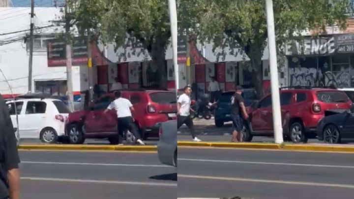 Camioneta choca contra 2 vehículos y se da a la fuga en Celaya; presuntamente eran "montachoques"