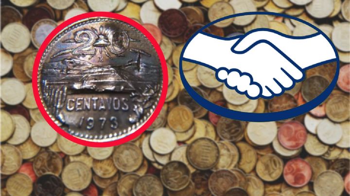 Así es la moneda de 20 que vale 73,000 pesos; estos errores elevan su costo