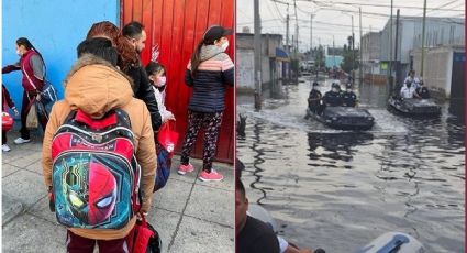 Chalco: Se pospone regreso a clases por inundaciones