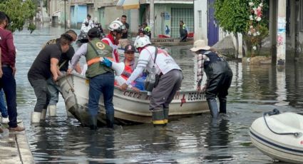 Edomex bajo el agua; las lluvias no dan tregua y desbordan ríos