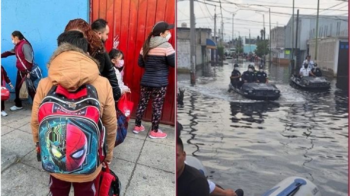 Chalco: Se pospone regreso a clases por inundaciones
