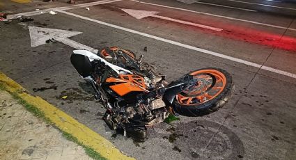 3 motociclistas mueren en choque contra grúa; 2 eran policías de Veracruz