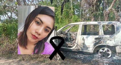 Raquel fue calcinada dentro de camioneta al sur de Veracruz; detienen a pareja