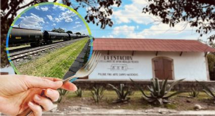 Come mientras pasa el tren, así es este curioso restaurante en Hidalgo