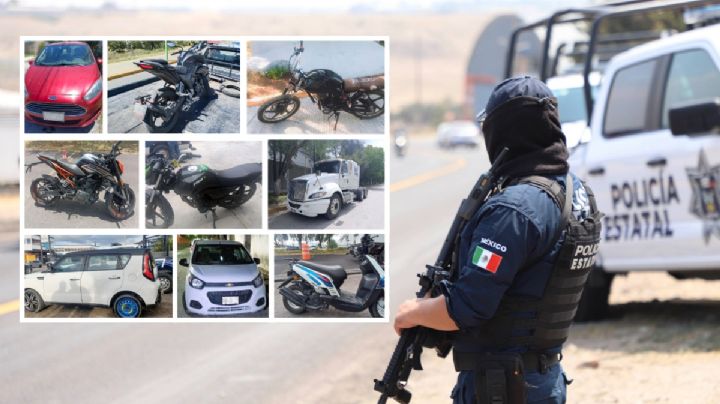 Recuperan más de 100 vehículos robados durante agosto en Hidalgo