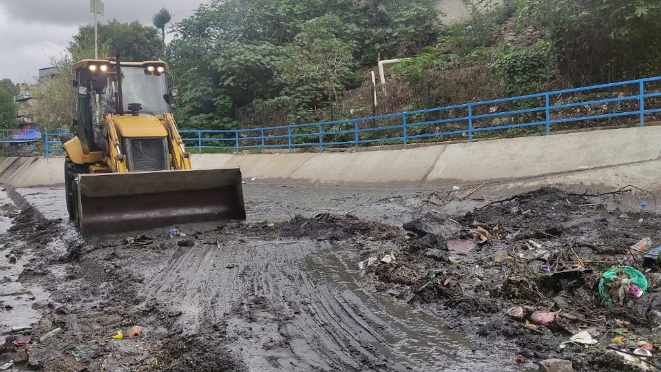 ¿Por qué se inunda el bajo puente de Periférico Norte y Primero de Mayo?