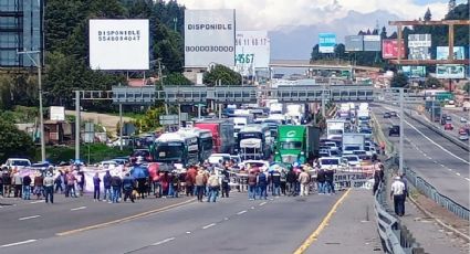 Liberan la México-Toluca tras 10 horas de caos, pero amenazan nuevos bloqueos