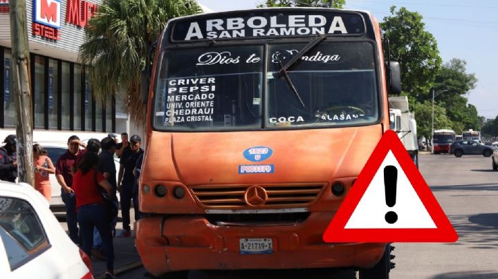Muere chofer de camión de la ruta Arboleda en Veracruz; Esto sabemos
