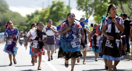 De la masa a la meta: Mujeres y niñas corren en la “Carrera de la tortilla” | FOTOS