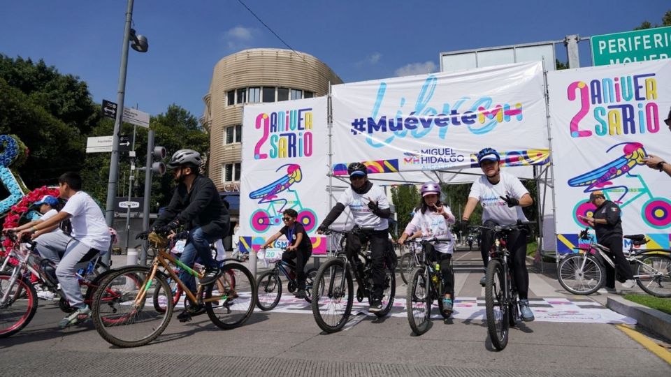 Como parte de la Biciescuela, la alcaldía Miguel Hidalgo lleva más de 20 mil personas capacitadas