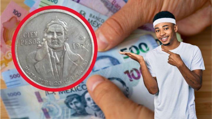 Así es la moneda de 100 que vale 180,000 pesos; bye pobreza