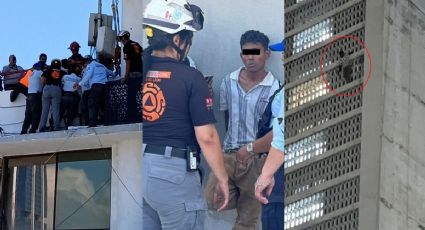 Rescatan a hondureño que trataba de suicidarse en Monterrey, le encuentran droga