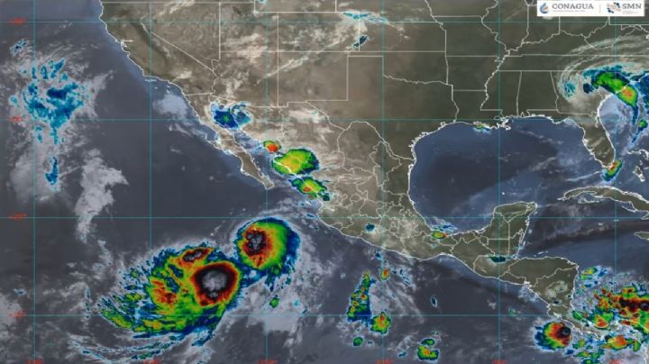 Alerta en México: 5 ciclones rodean al país, estos son los estados más afectados