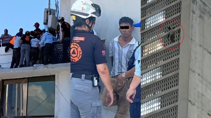 Rescatan a hondureño que trataba de suicidarse en Monterrey, le encuentran droga