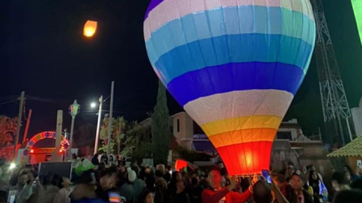 Festival del papalote, globos de cantoya y granada en esta feria de Hidalgo