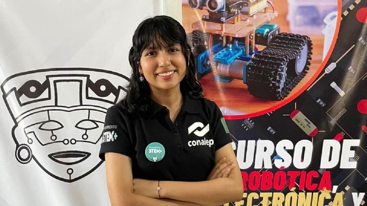 Ángela, papanteca que creó programa con IA y es una de las mejores estudiantes del mundo