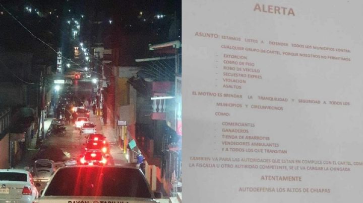 "No queremos cárteles": autodefensas en Chiapas amagan con guerra al crimen organizado