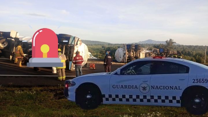 Cerrada más de 12 horas la México-Tulancingo por volcadura de pipa con combustible
