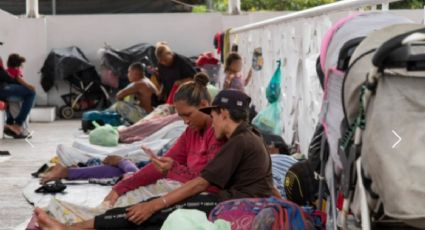 Pasa caravana de migrantes por Veracruz: zapateros, albañiles y mecánicos buscan trabajo