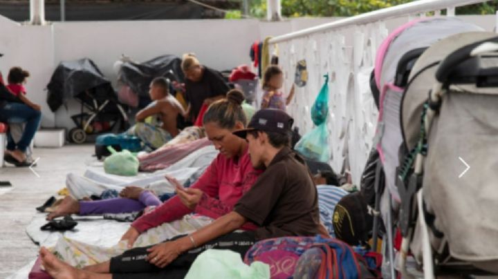 Pasa caravana de migrantes por Veracruz: zapateros, albañiles y mecánicos buscan trabajo