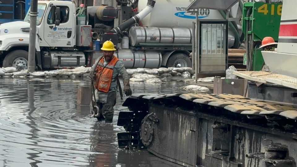 Avanza construcción de colectores de alivio para evitar nuevas inundaciones en Chalco