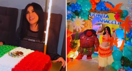 Así celebró Gomita su cumpleaños con fiesta temática de Moana por su parecido con Maui